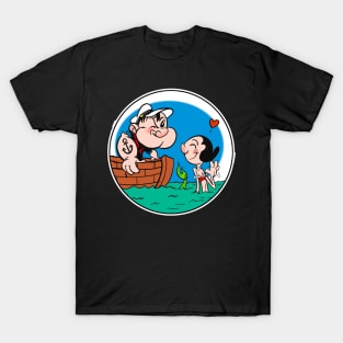 Popeye and Olive Mermaid T-Shirt